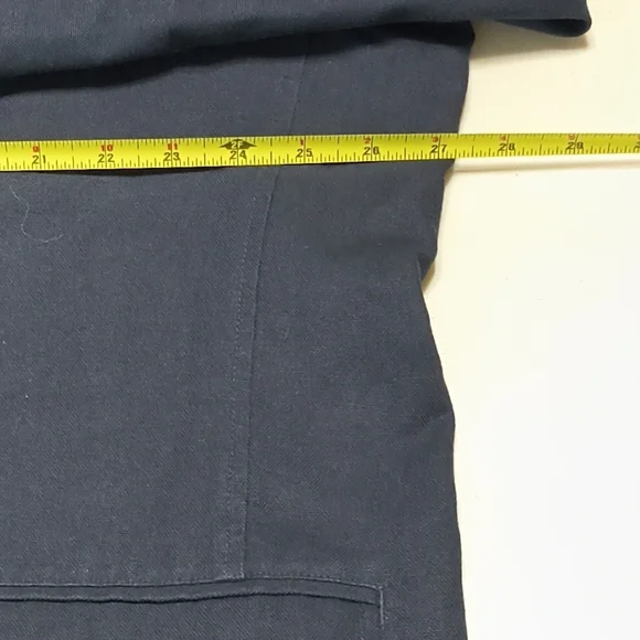 Navy Cotton LL Bean 50T Tall Blazer Jacket